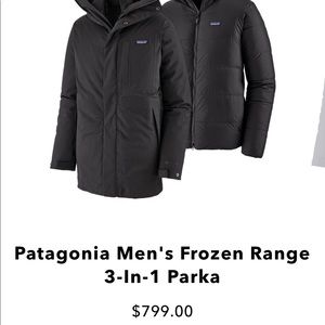 Patagonia Men’s Frozen Range 3-in-1 Parka